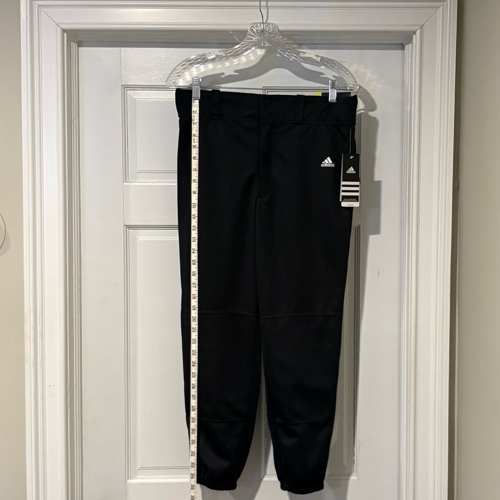 NWT Adidas Boys Black Baseball Pants XL Traditional Cut - Picture 2 of 11